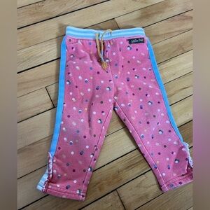 Matilda Jane pink polka dot toddler sweatpants‎